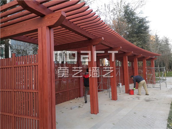 木纹漆施工以后的效果